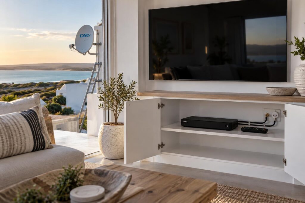Well ventilated DStv Explora placement to stop power and heat faults